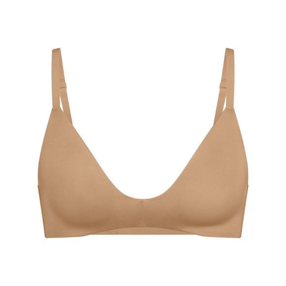 NWT SKIMS WIRELESS FOR T'SHIRT DEMI BRA, VARIOUS SIZES, OCHRE - Picture 1 of 7